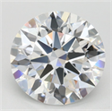 Lab Grown Diamond 2.37 Carats, Round with Ideal Cut, D Color, IF Clarity and Certified by IGI