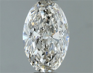 Picture of Natural Diamond 1.00 Carats, Oval with  Cut, H Color, VS1 Clarity and Certified by IGI