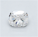 Diamante Natural 0.81 quilates, Del cojín , Color D, claridad VVS2 y certificado GIA