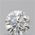 Diamante Natural 0.45 quilates, Redondo , Color I, claridad VVS2 y certificado GIA