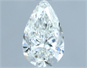 Diamante Natural 0.60 quilates, De pera , Color F, claridad IF y certificado IGI