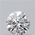 Natural Diamond 0.48 Carats, Round with Excellent Cut, E Color, VVS1 Clarity and Certified by GIA