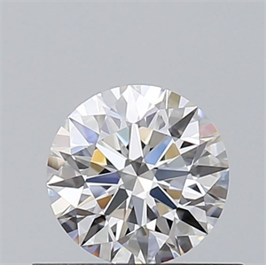 Picture of Natural Diamond 0.48 Carats, Round with Excellent Cut, E Color, VVS1 Clarity and Certified by GIA
