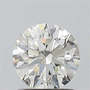 Picture of Natural Diamond 1.00 Carats, Round with Excellent Cut, J Color, SI2 Clarity and Certified by GIA