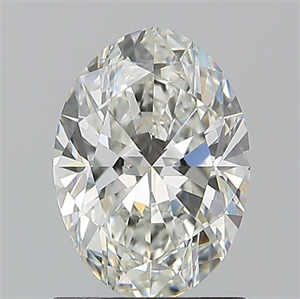 Picture of Natural Diamond 1.20 Carats, Oval with  Cut, H Color, VS1 Clarity and Certified by GIA