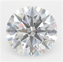 Lab Grown Diamond 3.42 Carats, Round with Ideal Cut, E Color, VVS1 Clarity and Certified by IGI