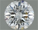 Natural Diamond 0.60 Carats, Round with Excellent Cut, H Color, VVS1 Clarity and Certified by IGI