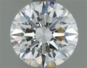 Picture of Natural Diamond 0.60 Carats, Round with Excellent Cut, H Color, VVS1 Clarity and Certified by IGI