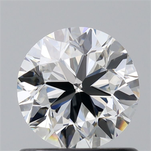 Picture of Natural Diamond 0.80 Carats, Round with Very Good Cut, I Color, VVS2 Clarity and Certified by GIA