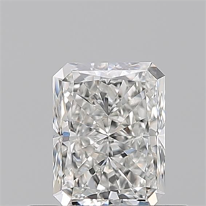 Picture of Natural Diamond 0.50 Carats, Radiant with  Cut, H Color, VVS2 Clarity and Certified by GIA