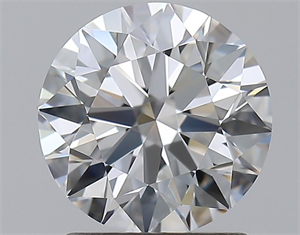 Picture of Natural Diamond 1.58 Carats, Round with Excellent Cut, F Color, VVS2 Clarity and Certified by GIA