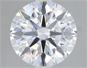 Lab Grown Diamond 2.36 Carats, Round with Excellent Cut, E Color, VS1 Clarity and Certified by GIA