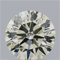 Natural Diamond 0.75 Carats, Round with Very Good Cut, N Color, I2 Clarity and Certified by GIA