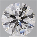 Lab Grown Diamond 4.58 Carats, Round with Ideal Cut, E Color, VVS2 Clarity and Certified by IGI