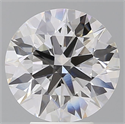 Lab Grown Diamond 4.58 Carats, Round with Ideal Cut, E Color, VVS2 Clarity and Certified by IGI