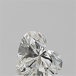 Picture of Natural Diamond 0.50 Carats, Heart with  Cut, J Color, VVS2 Clarity and Certified by GIA