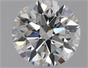 Diamante Natural 0.54 quilates, Redondo , Color F, claridad VS2 y certificado GIA