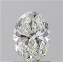 Natural Diamond 1.22 Carats, Oval with  Cut, H Color, VVS2 Clarity and Certified by GIA