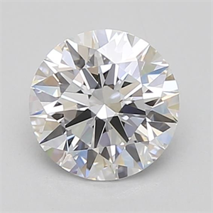 Picture of Lab Grown Diamond 0.90 Carats, Round with Excellent Cut, D Color, IF Clarity and Certified by GIA
