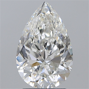 Foto Diamante Natural 2.50 quilates, De pera , Color G, claridad VVS2 y certificado GIA de