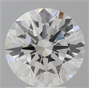 Lab Grown Diamond 6.04 Carats, Round with Ideal Cut, E Color, VS1 Clarity and Certified by IGI