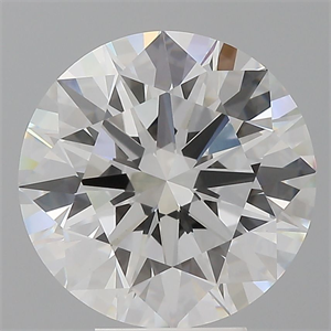 Picture of Lab Grown Diamond 6.04 Carats, Round with Ideal Cut, E Color, VS1 Clarity and Certified by IGI