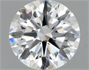 Lab Grown Diamond 1.01 Carats, Round with Ideal Cut, E Color, VVS2 Clarity and Certified by IGI