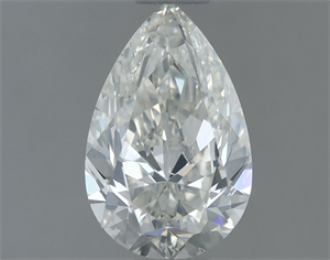 Picture of Natural Diamond 1.01 Carats, Pear with  Cut, H Color, SI1 Clarity and Certified by IGI