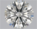 Natural Diamond 0.80 Carats, Round with Excellent Cut, J Color, VS2 Clarity and Certified by GIA