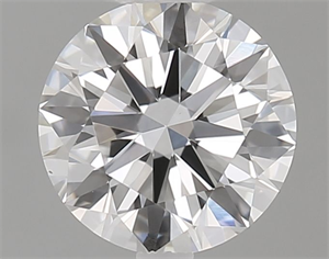 Picture of Natural Diamond 0.77 Carats, Round with Excellent Cut, D Color, VS1 Clarity and Certified by GIA