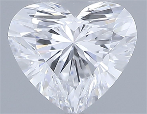 Picture of Natural Diamond 0.30 Carats, Heart with  Cut, D Color, VVS1 Clarity and Certified by GIA