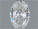 Natural Diamond 0.50 Carats, Oval with  Cut, G Color, VS2 Clarity and Certified by GIA