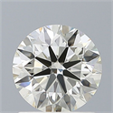 Natural Diamond 0.97 Carats, Round with Excellent Cut, J Color, VVS1 Clarity and Certified by IGI