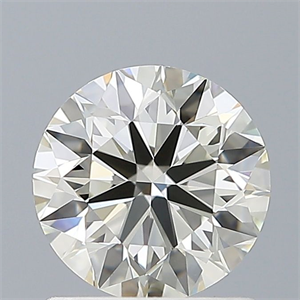 Picture of Natural Diamond 0.97 Carats, Round with Excellent Cut, J Color, VVS1 Clarity and Certified by IGI