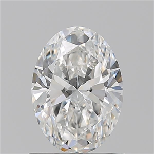 Picture of Natural Diamond 1.01 Carats, Oval with  Cut, F Color, SI1 Clarity and Certified by GIA