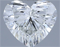 Natural Diamond 0.52 Carats, Heart with  Cut, I Color, VVS1 Clarity and Certified by GIA