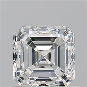 Picture of Natural Diamond 0.90 Carats, Asscher with  Cut, H Color, VVS1 Clarity and Certified by GIA