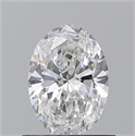 Natural Diamond 0.70 Carats, Oval with  Cut, E Color, SI1 Clarity and Certified by GIA