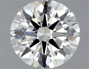 Picture of Natural Diamond 0.51 Carats, Round with Excellent Cut, H Color, VS1 Clarity and Certified by GIA