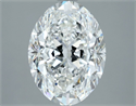 Natural Diamond 3.02 Carats, Oval with  Cut, F Color, VS2 Clarity and Certified by GIA