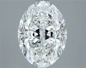 Picture of Natural Diamond 3.02 Carats, Oval with  Cut, F Color, VS2 Clarity and Certified by GIA