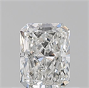 Natural Diamond 0.51 Carats, Radiant with  Cut, G Color, VVS2 Clarity and Certified by GIA