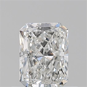 Picture of Natural Diamond 0.51 Carats, Radiant with  Cut, G Color, VVS2 Clarity and Certified by GIA