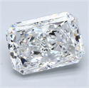 Diamante Natural 3.56 quilates, Radiante , Color F, claridad VVS2 y certificado GIA