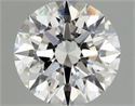 Natural Diamond 0.75 Carats, Round with Excellent Cut, G Color, VVS1 Clarity and Certified by GIA
