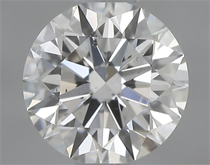 Foto Diamante Natural 0.52 quilates, Redondo , Color H, claridad SI1 y certificado GIA de