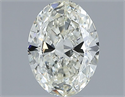 Natural Diamond 1.00 Carats, Oval with  Cut, J Color, VS1 Clarity and Certified by IGI