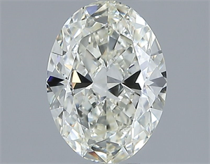 Picture of Natural Diamond 1.00 Carats, Oval with  Cut, J Color, VS1 Clarity and Certified by IGI