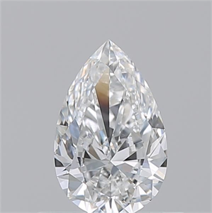 Picture of Natural Diamond 0.50 Carats, Pear with  Cut, E Color, VS1 Clarity and Certified by GIA