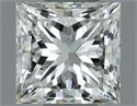 Natural Diamond 0.70 Carats, Princess with  Cut, I Color, VVS1 Clarity and Certified by IGI
